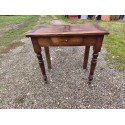 Table Ancienne en Pin , 1 Tiroir